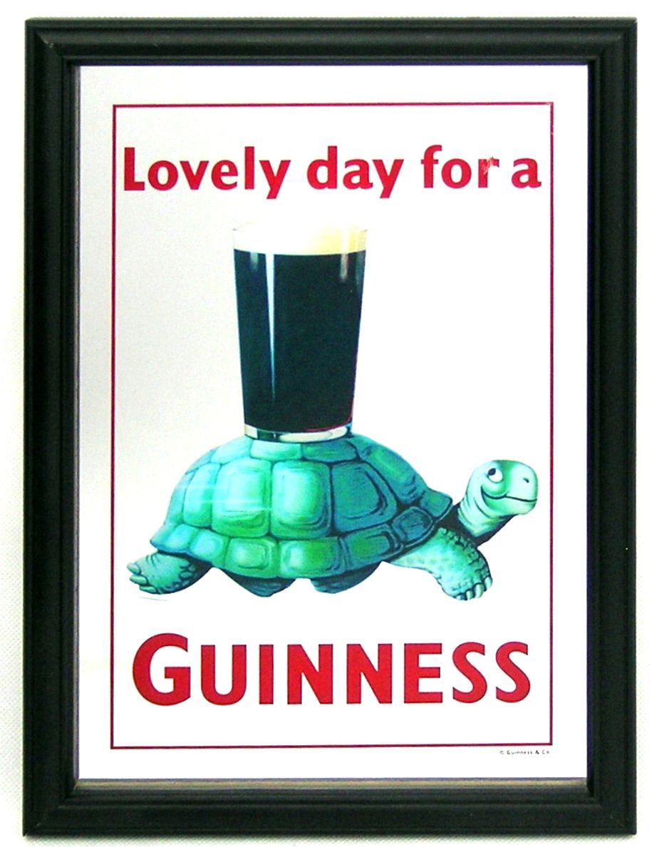 Guinness bar mirror - Tortoise freeshipping - Pubstuff 363.40