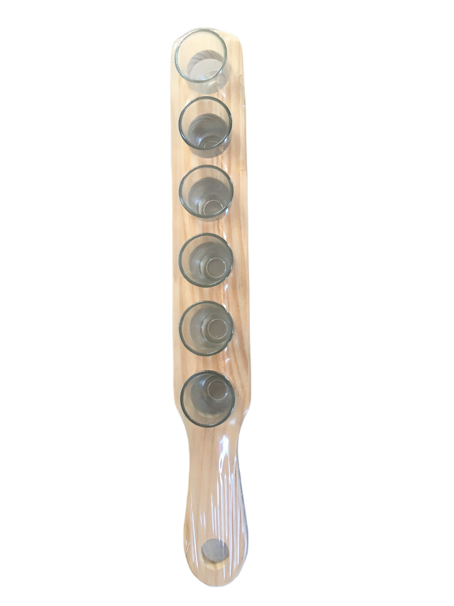 Shot Glass and Wooden Paddle set