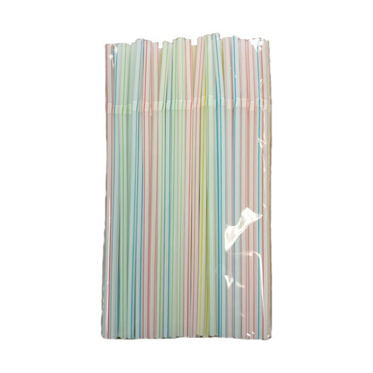 Straws Bendy Candy Coloured (5mm) 100pcs