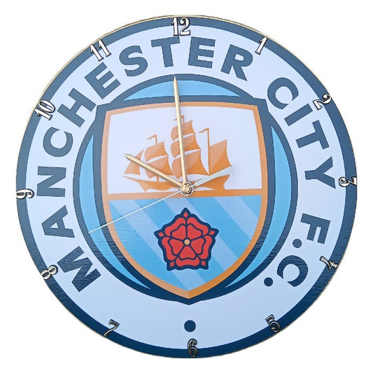 Manchester City Vinyl Clock