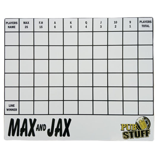 Max and jax board South African board game with forex board finish on white background