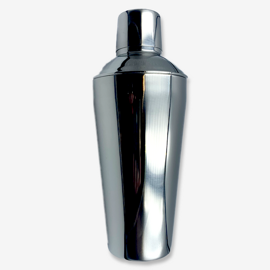 Stainless steel cocktail shaker 750ml with lid and strainer