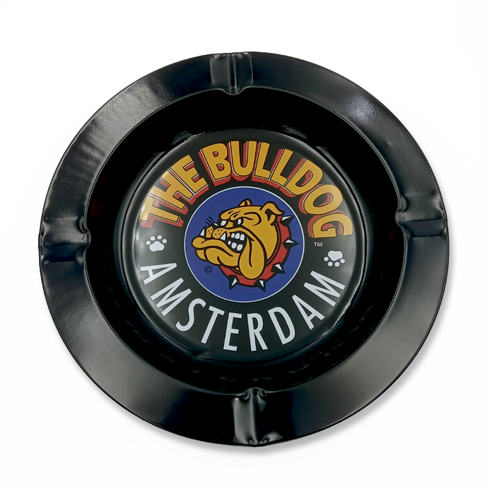 The Bulldog Amsterdam tin ashtray