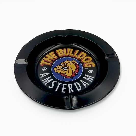 The Bulldog Amsterdam tin ashtray