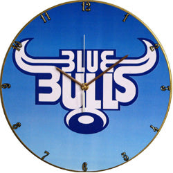  Blue Bulls Vinyl Clock freeshipping - Pubstuff 391.00