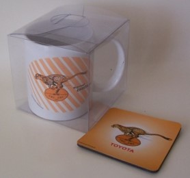  Cheetahs Coffee Mug with Coaster freeshipping - Pubstuff 110.40