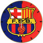  FC Barcelona Vinyl Clock freeshipping - Pubstuff 391.00
