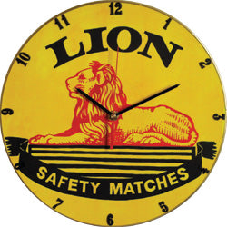  Lion Matches Vinyl Clock freeshipping - Pubstuff 391.00