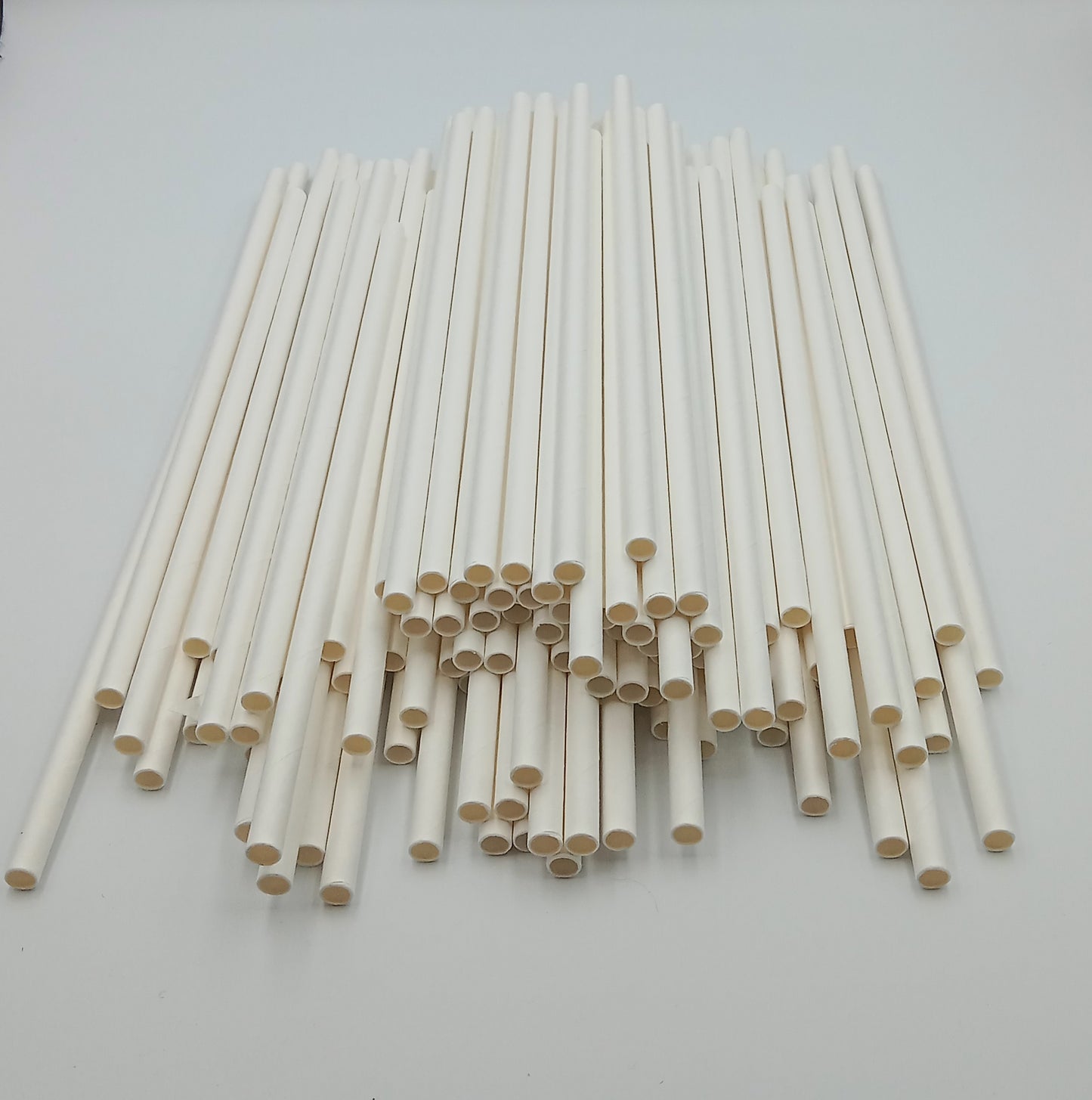 White paper straws 100pc